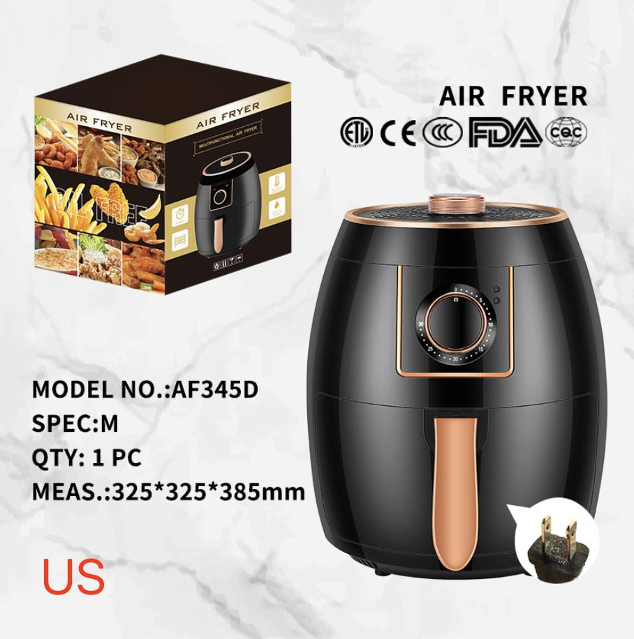 5.5L Touch Screen Air Fryer | Automatic Oil-Free Fryer & Chips Maker