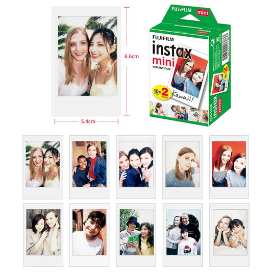 Fujifilm Instax Mini Film | 10–100 Sheets White Edge Photo Paper