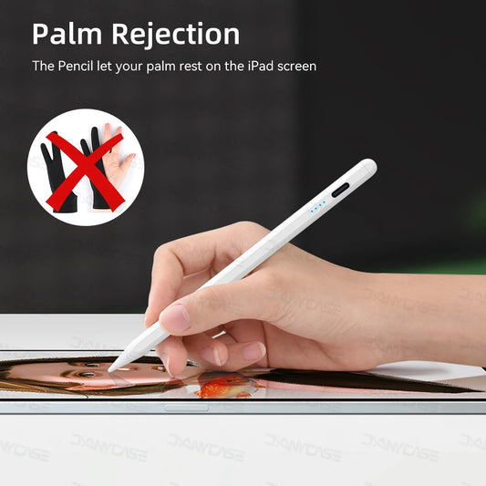 iPad Pencil 2025 M3 Stylus | Palm Rejection Tilt Pen for iPad Pro/Air/Mini