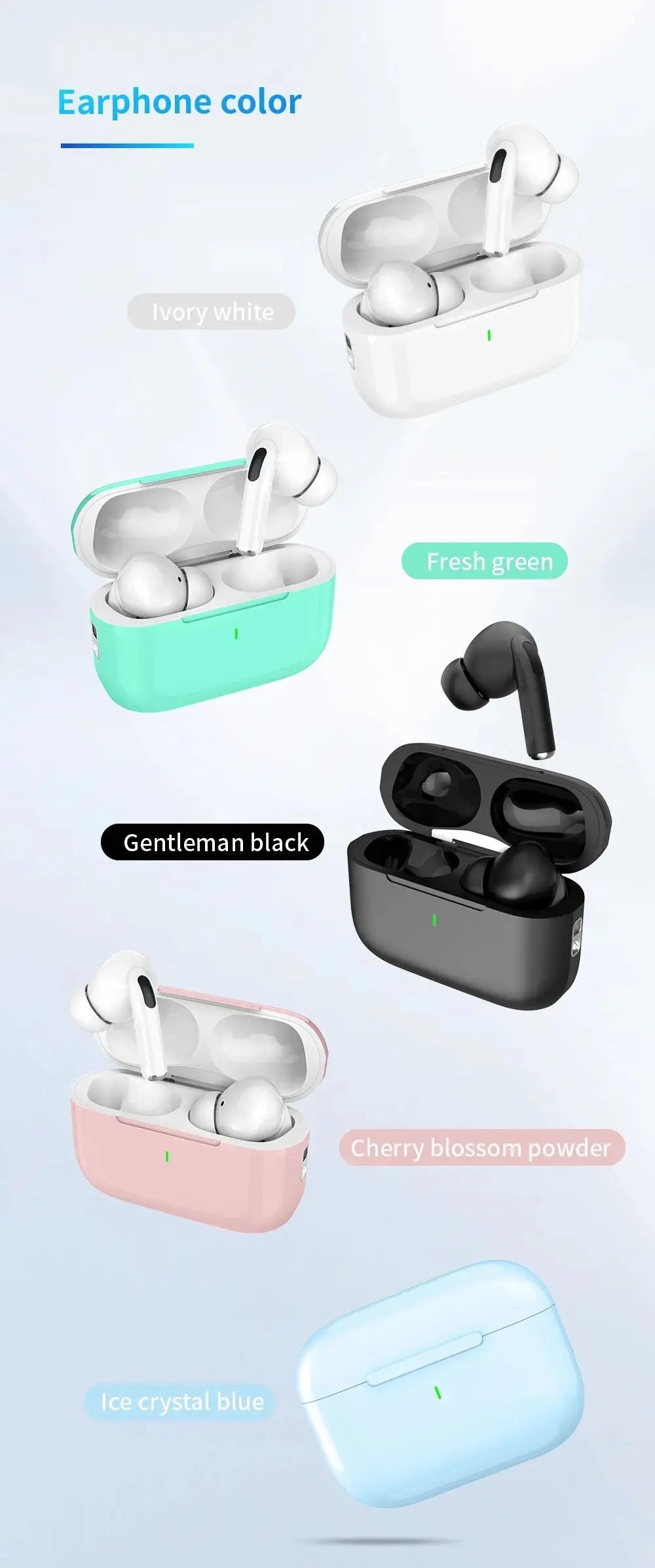 Air Pro Bluetooth 5.3 Earphones | Wireless Gaming Earbuds for iPhone & Android