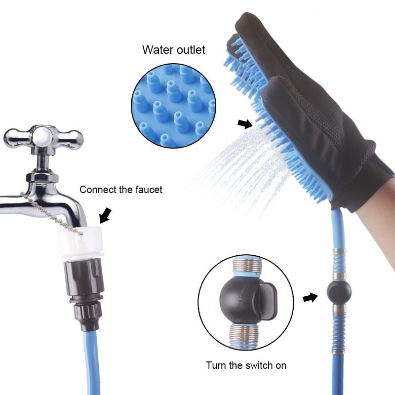 Pet Dog Shower Head | Handheld Cat Bathing & Grooming Tool