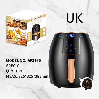 5.5L Touch Screen Air Fryer | Automatic Oil-Free Fryer & Chips Maker