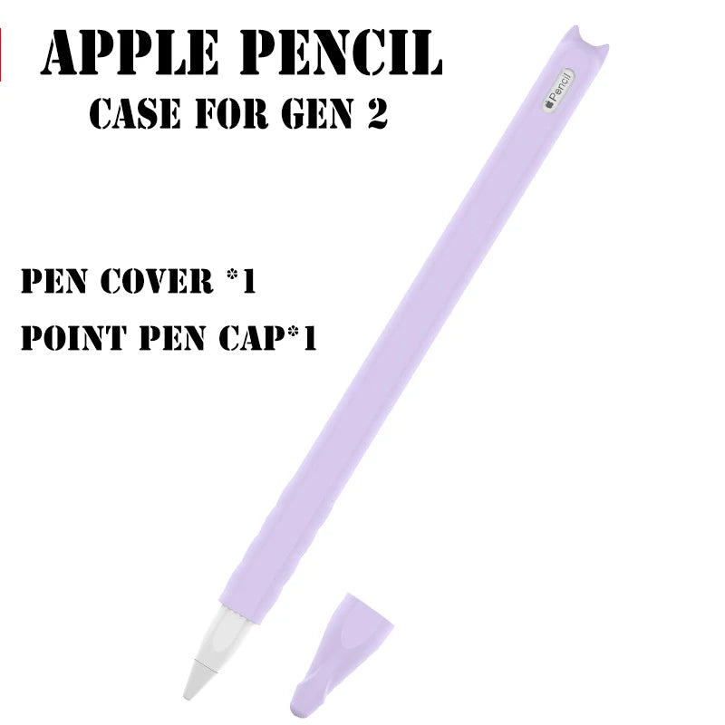 Apple Pencil 2 Case | Cute TPU Silicone Protective Cover & Holder