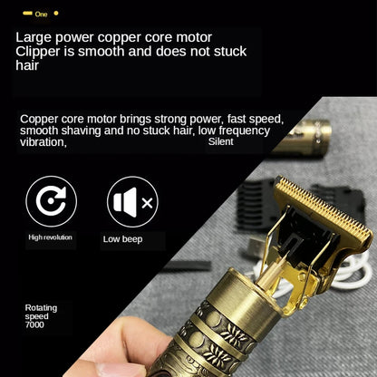 T9 Hair Clipper | Electric Beard Trimmer & 0mm Barber Shaver