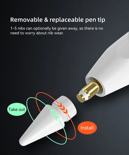 iPad Pencil 2025 M3 Stylus | Palm Rejection Tilt Pen for iPad Pro/Air/Mini