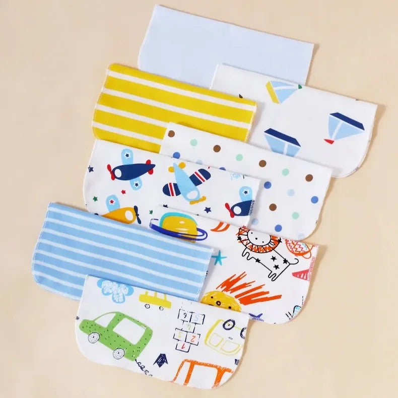 5/8 Pcs Cotton Newborn Baby Towels | Soft Washcloths & Nursing Wipes