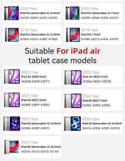 iPad Pencil 2025 M3 Stylus | Palm Rejection Tilt Pen for iPad Pro/Air/Mini