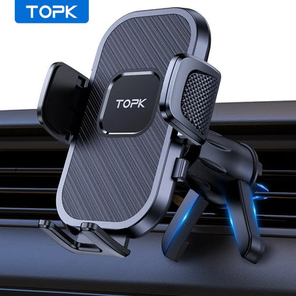 TOPK Car Phone Holder | Gravity Stand Dashboard, Windshield & Air Vent