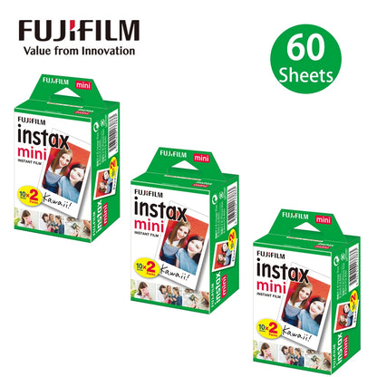 Fujifilm Instax Mini Film | 10–100 Sheets White Edge Photo Paper