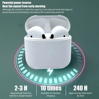2024 Pro 4 TWS Wireless Earphones | Bluetooth Headphones & Earbuds