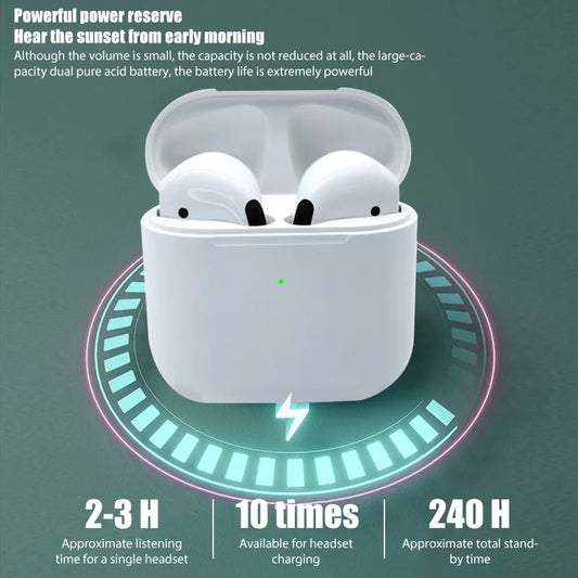 2024 Pro 4 TWS Wireless Earphones | Bluetooth Headphones & Earbuds