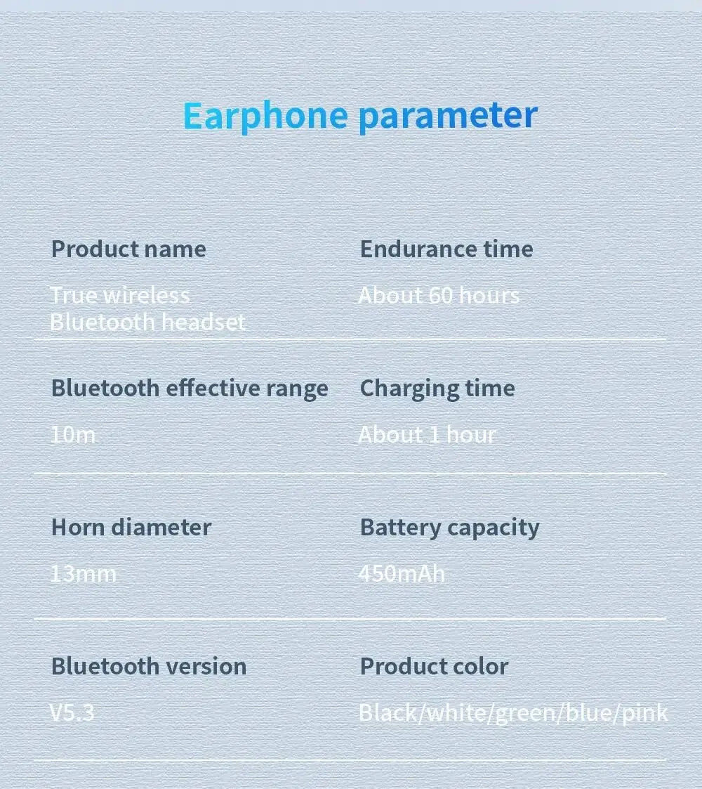 Air Pro Bluetooth 5.3 Earphones | Wireless Gaming Earbuds for iPhone & Android