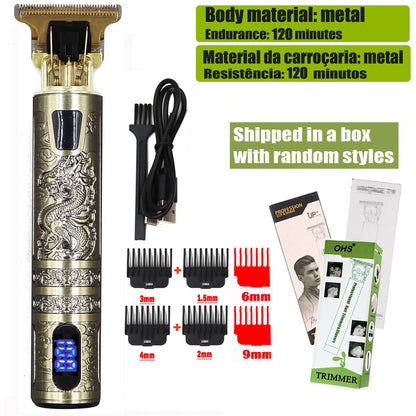 T9 Hair Clipper | Electric Beard Trimmer & 0mm Barber Shaver