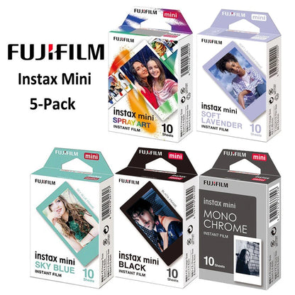 Fujifilm Instax Mini Film | 10–100 Sheets White Edge Photo Paper