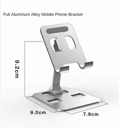 Universal Foldable Desk Phone Holder | Aluminum Alloy Tablet Stand