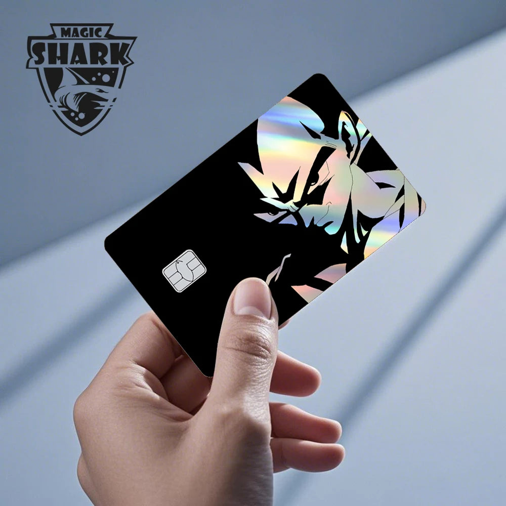 Anime Credit Debit Skin Cover | Goku Vegeta Holographic Card Sticker