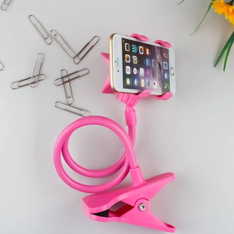 360° Flexible Phone Holder Stand | Lazy Bed & Desk Clip Mount