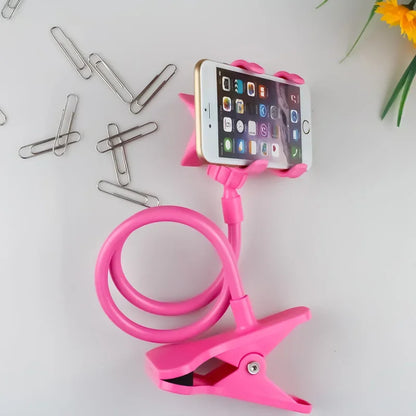 360° Flexible Phone Holder Stand | Lazy Bed & Desk Clip Mount