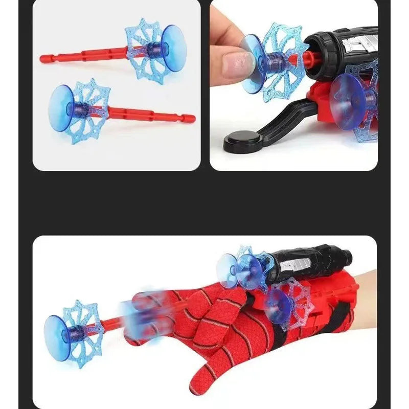 Superhero Web Launcher Toy | Spider Wrist Shooter Cosplay Glove Set