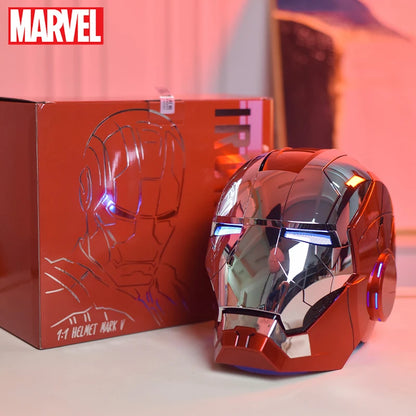 Iron Man MK5 Helmet Cosplay | AutoKing 1:1 Wearable LED Voice Control