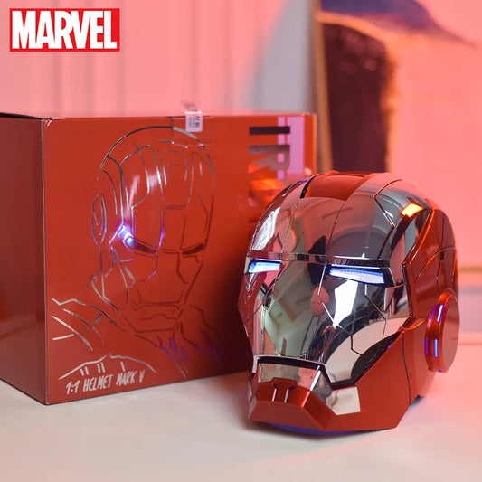 Iron Man MK5 Helmet Cosplay | AutoKing 1:1 Wearable LED Voice Control