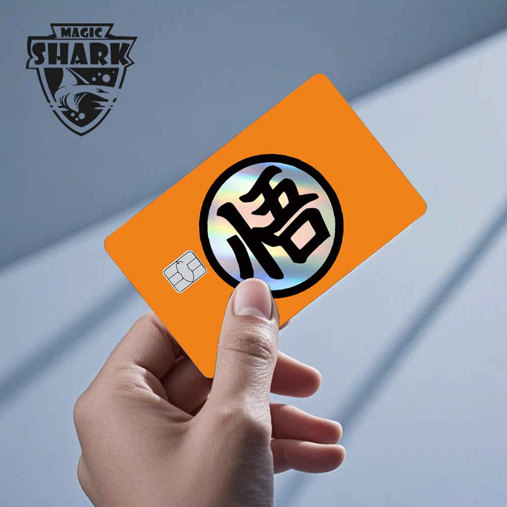 Anime Credit Debit Skin Cover | Goku Vegeta Holographic Card Sticker