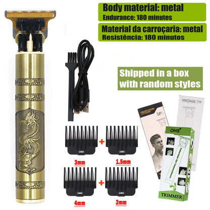 T9 Hair Clipper | Electric Beard Trimmer & 0mm Barber Shaver