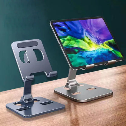 Universal Foldable Desk Phone Holder | Aluminum Alloy Tablet Stand