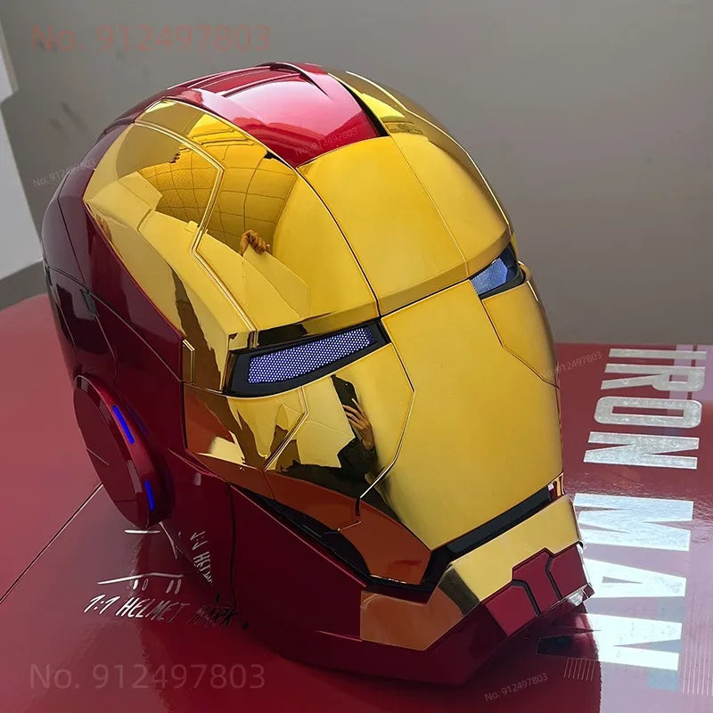 Iron Man MK5 Helmet Cosplay | AutoKing 1:1 Wearable LED Voice Control