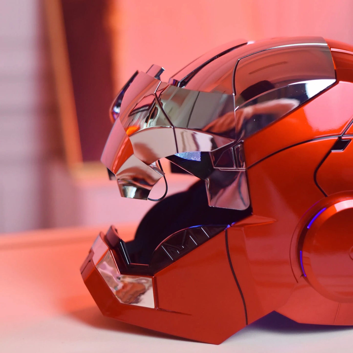 Iron Man MK5 Helmet Cosplay | AutoKing 1:1 Wearable LED Voice Control