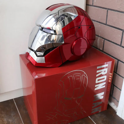 Iron Man MK5 Helmet Cosplay | AutoKing 1:1 Wearable LED Voice Control