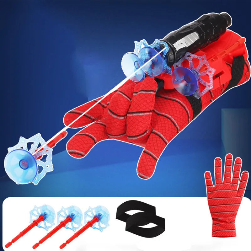 Superhero Web Launcher Toy | Spider Wrist Shooter Cosplay Glove Set