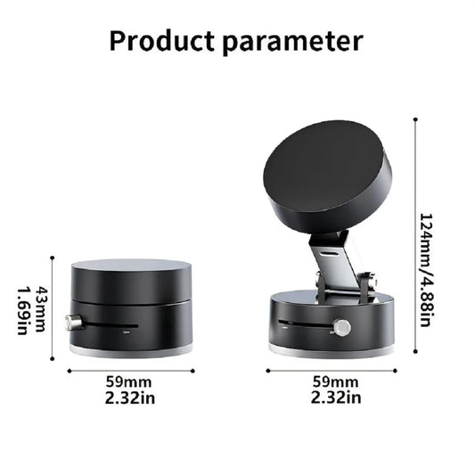 Magnetic Suction Cup Phone Holder | Foldable Multi-Functional Stand