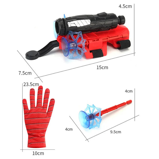 Superhero Web Launcher Toy | Spider Wrist Shooter Cosplay Glove Set