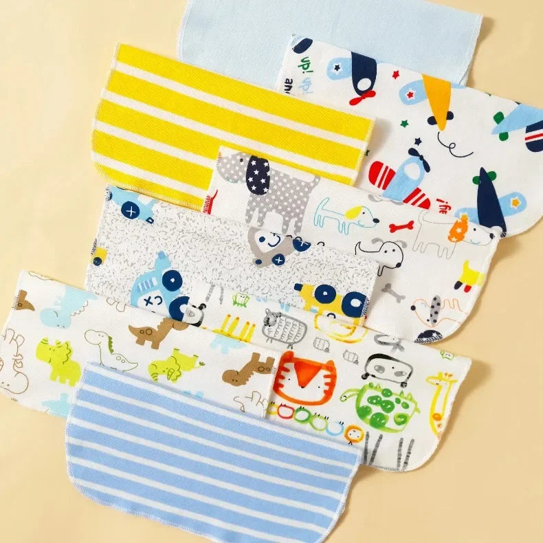 5/8 Pcs Cotton Newborn Baby Towels | Soft Washcloths & Nursing Wipes