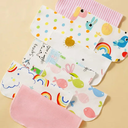 5/8 Pcs Cotton Newborn Baby Towels | Soft Washcloths & Nursing Wipes