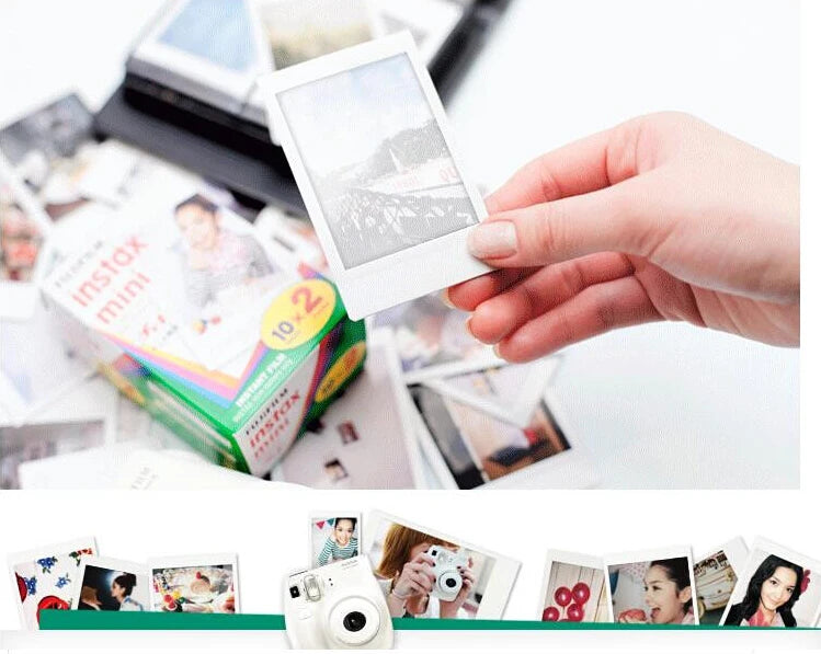Fujifilm Instax Mini Film | 10–100 Sheets White Edge Photo Paper