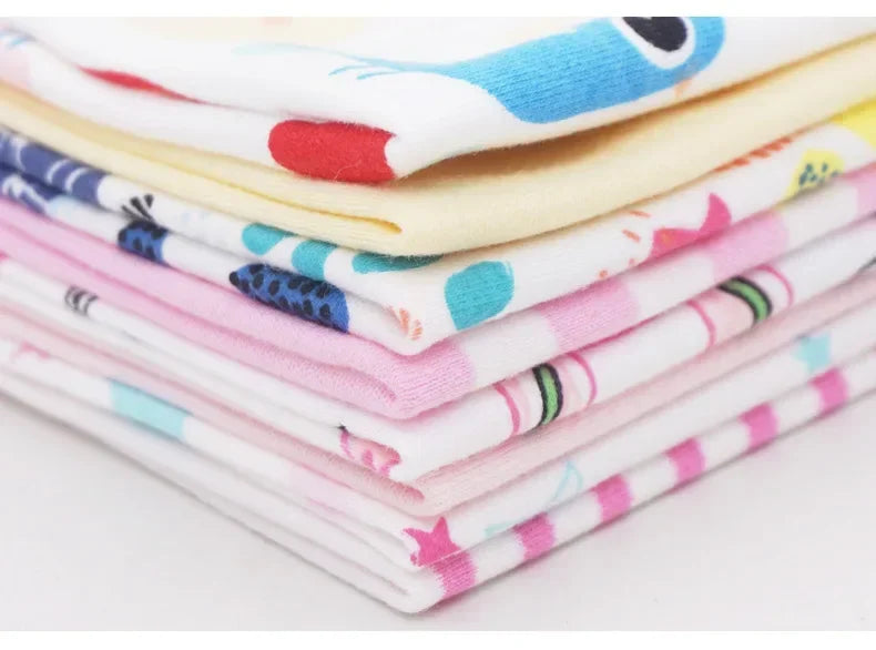 5/8 Pcs Cotton Newborn Baby Towels | Soft Washcloths & Nursing Wipes