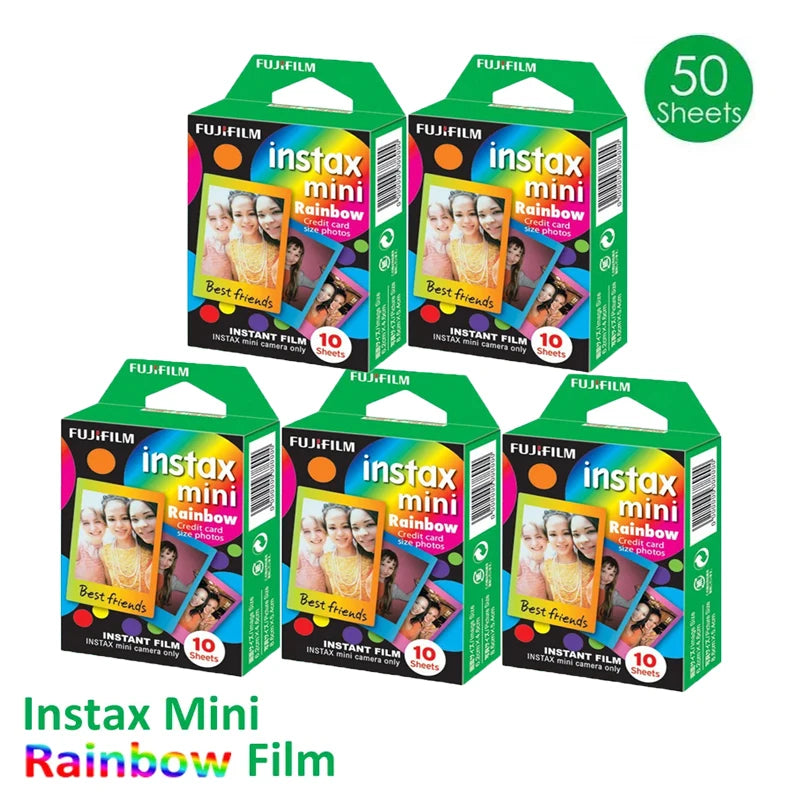 Fujifilm Instax Mini Film | 10–100 Sheets White Edge Photo Paper