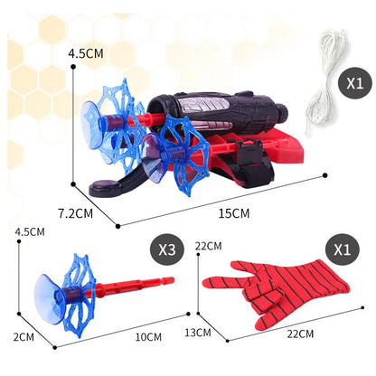 Superhero Web Launcher Toy | Spider Wrist Shooter Cosplay Glove Set