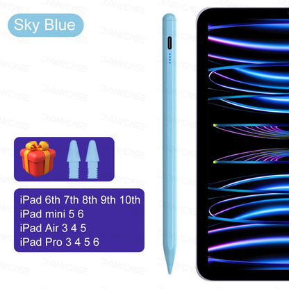iPad Pencil 2025 M3 Stylus | Palm Rejection Tilt Pen for iPad Pro/Air/Mini