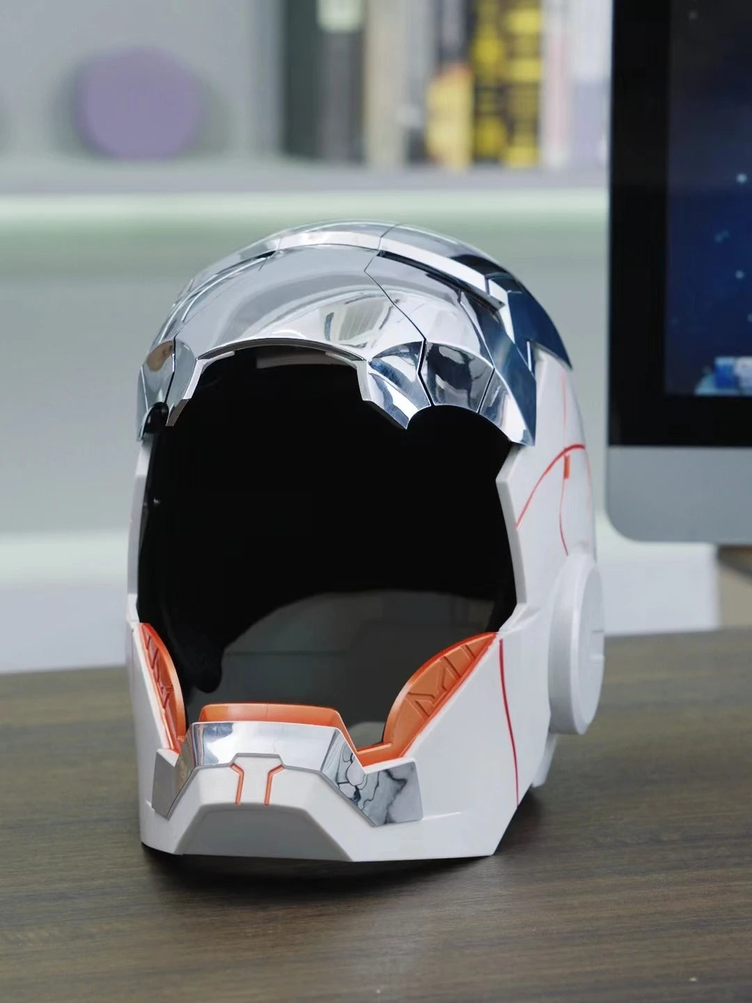 Iron Man MK5 Helmet Cosplay | AutoKing 1:1 Wearable LED Voice Control