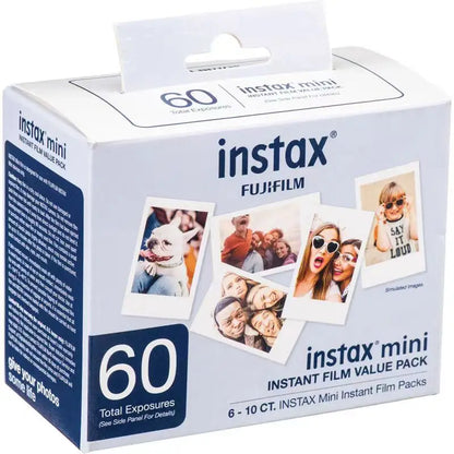 Fujifilm Instax Mini Film | 10–100 Sheets White Edge Photo Paper