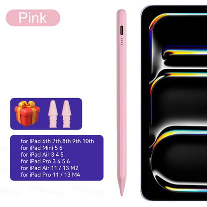 iPad Pencil 2025 M3 Stylus | Palm Rejection Tilt Pen for iPad Pro/Air/Mini