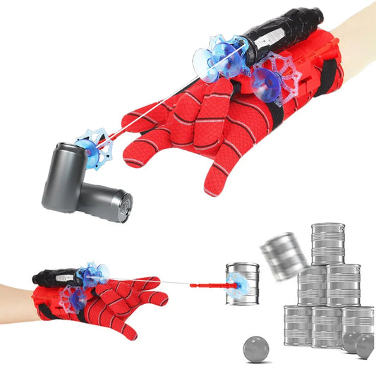 Superhero Web Launcher Toy | Spider Wrist Shooter Cosplay Glove Set