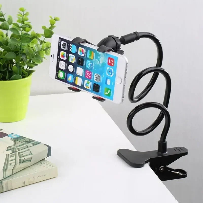 360° Flexible Phone Holder Stand | Lazy Bed & Desk Clip Mount