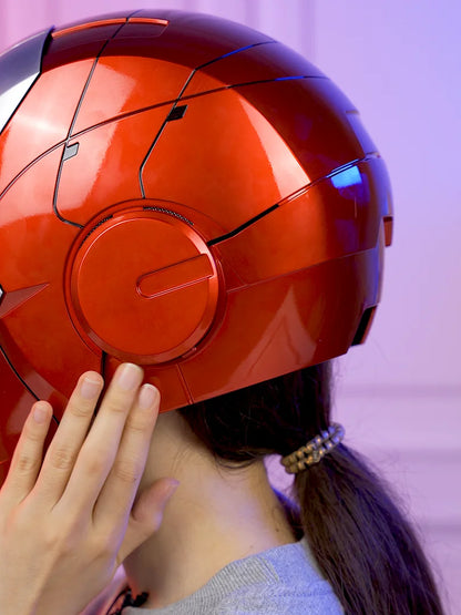 Iron Man MK5 Helmet Cosplay | AutoKing 1:1 Wearable LED Voice Control