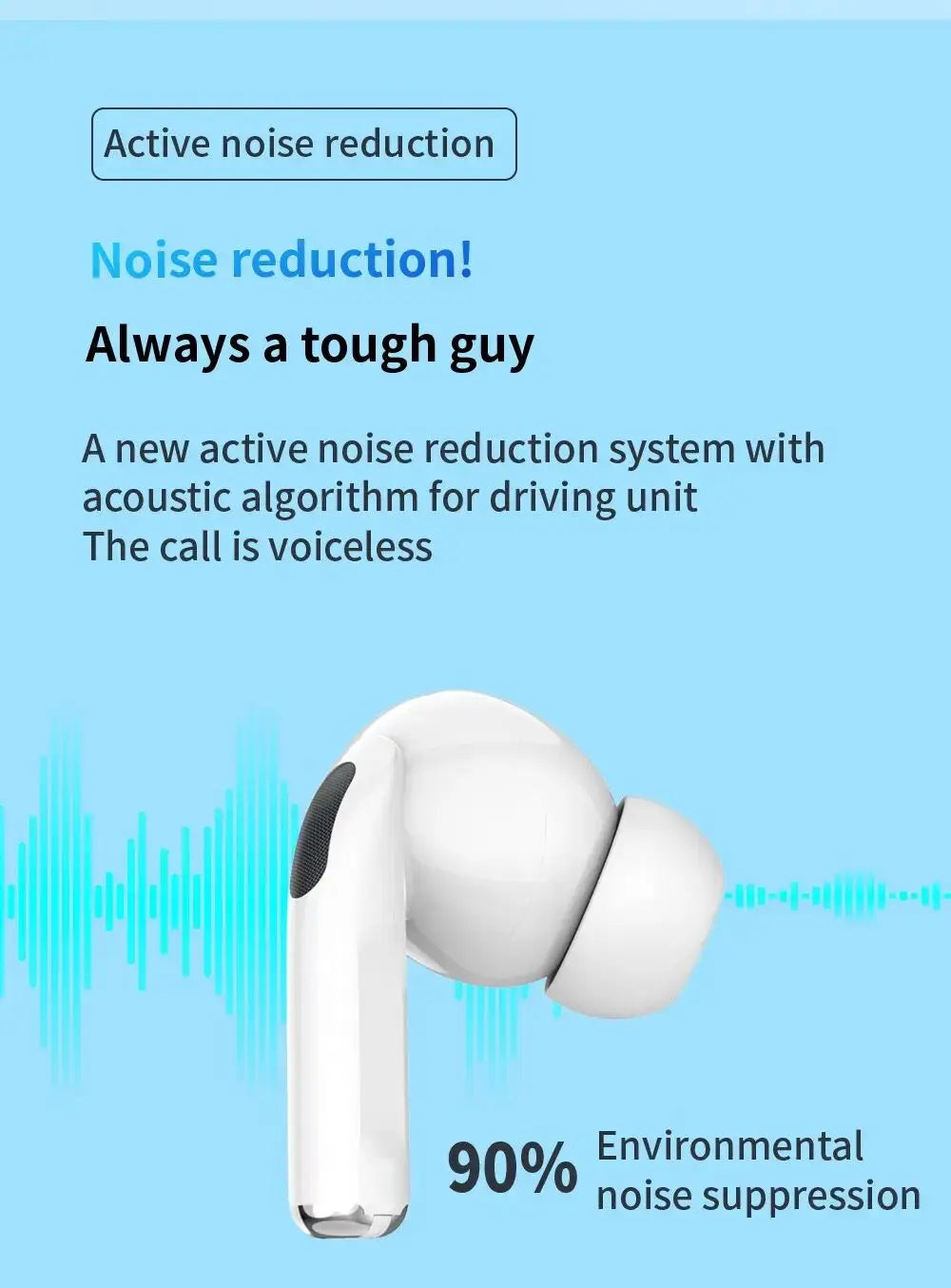 Original Air Pro Bluetooth 5.3 Earphones | Gaming Earbuds for iPhone & Android