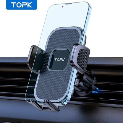 TOPK Car Phone Holder | Gravity Stand Dashboard, Windshield & Air Vent
