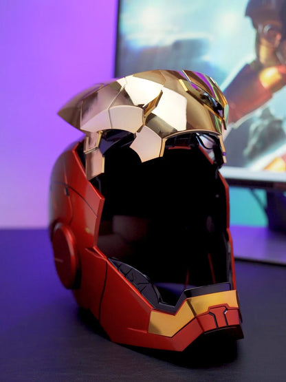 Iron Man MK5 Helmet Cosplay | AutoKing 1:1 Wearable LED Voice Control